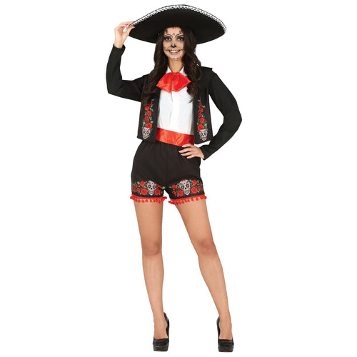 Coils Alien NiÃ±o Vestido De Mariachi Disfraz De Catrina Mexicana