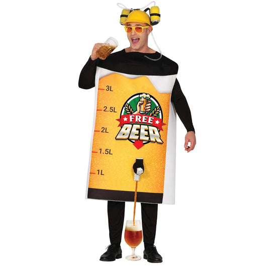 Disfraz de Cerveza Dispensadora para adulto