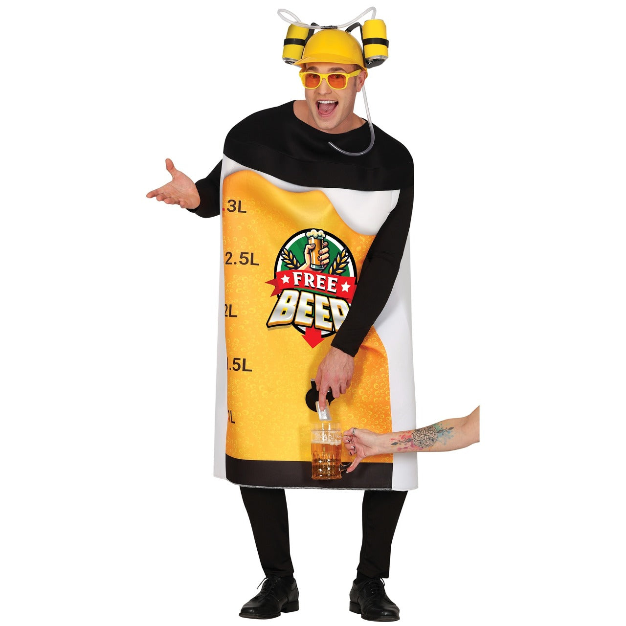 Disfraz de Cerveza Dispensadora para adulto