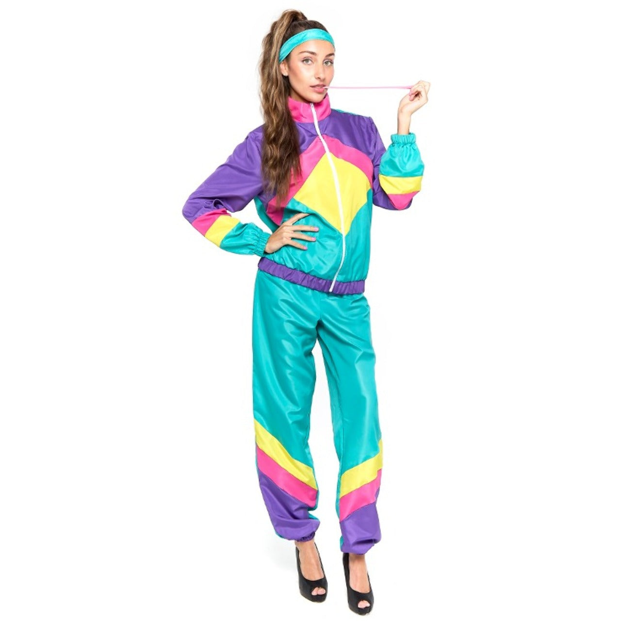 Disfraz de Chándal de Años 80 Retro para adulto