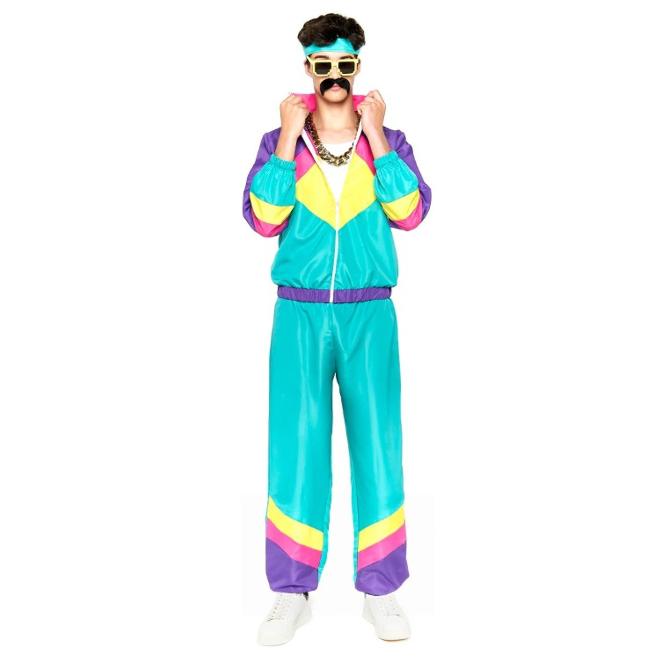 Disfraz de Chándal de Años 80 Retro para adulto