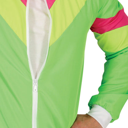 Disfraz de Chándal de Años 80 Verde para adulto