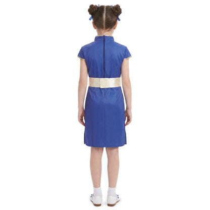 Disfraz de China Chun-Li Street Fighter para niña