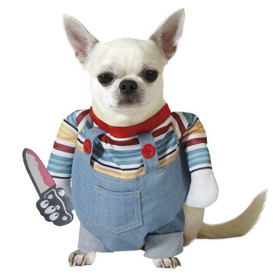 Disfraz de Chucky Diabólico para mascota