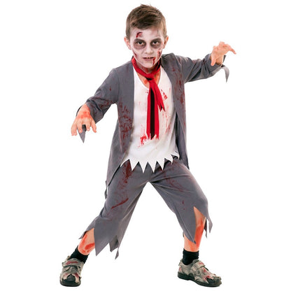 Disfraz de Colegial Zombie para niño