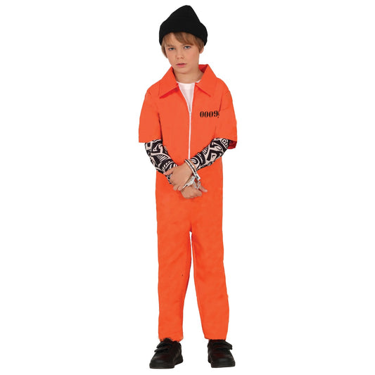 Disfraz de Convicto Americano Tatuado infantil