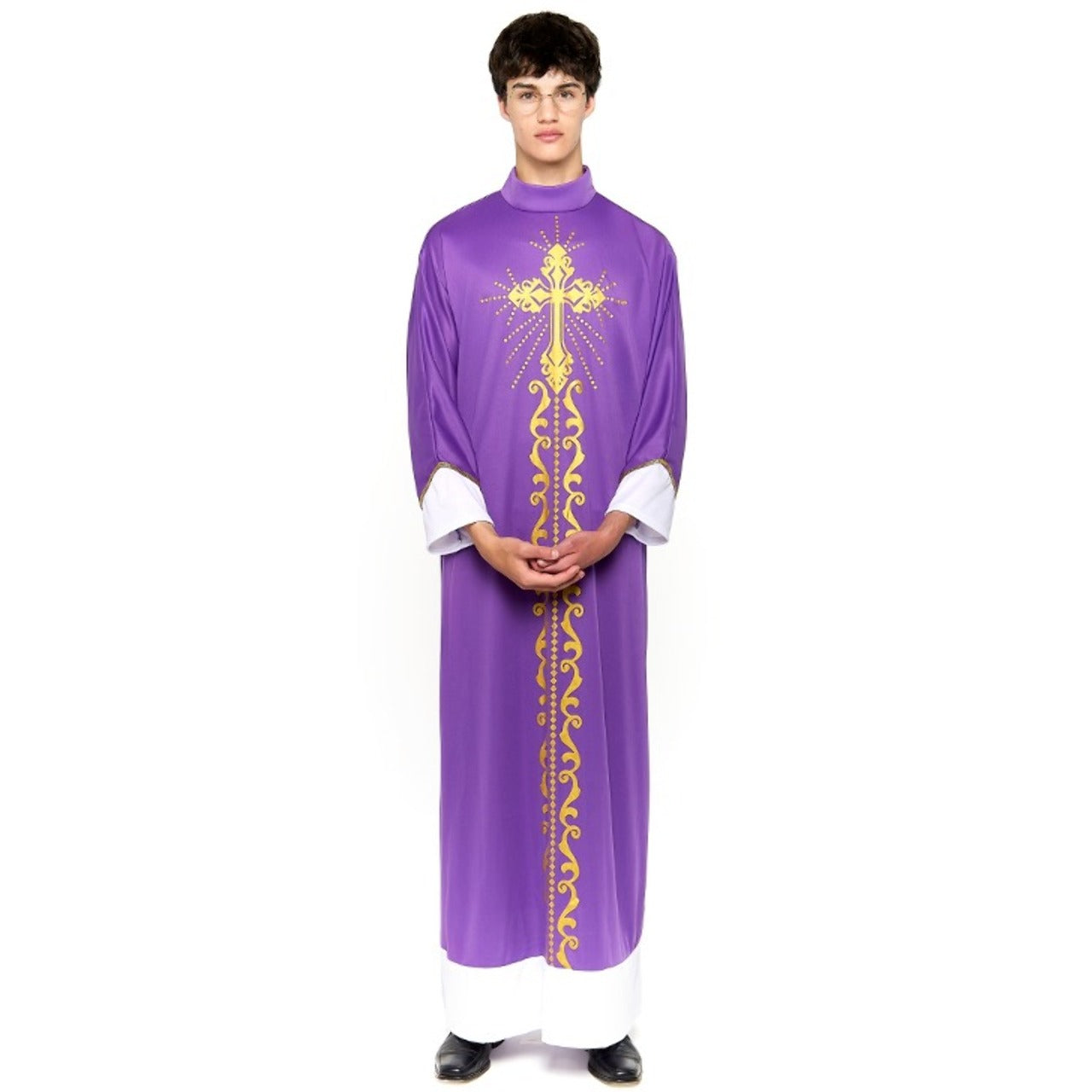 Disfraz de Cura Capellán para adulto