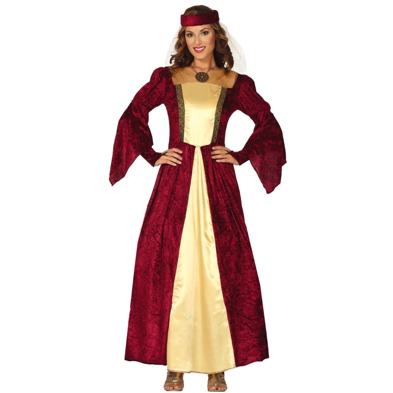 Disfraz de Dama Medieval Astrid para mujer