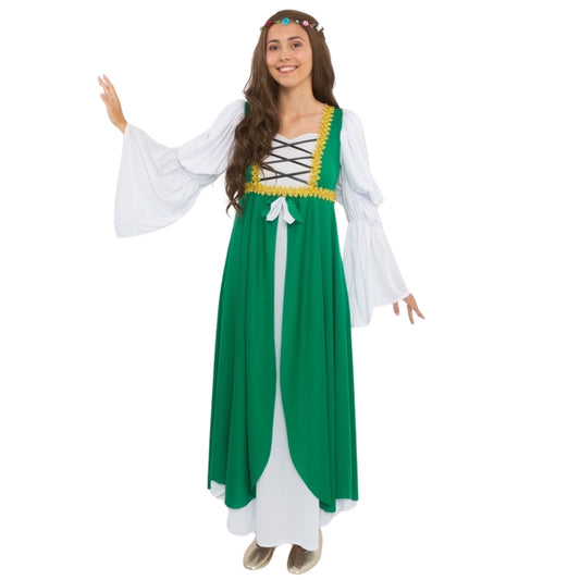 Disfraz de Dama Medieval Clarisa para mujer