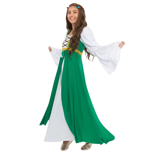 Disfraz de Dama Medieval Clarisa para mujer