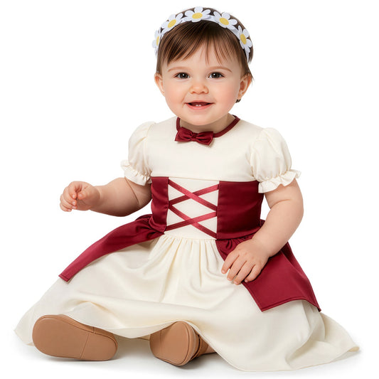 Disfraz de Dama Medieval Linda para bebé