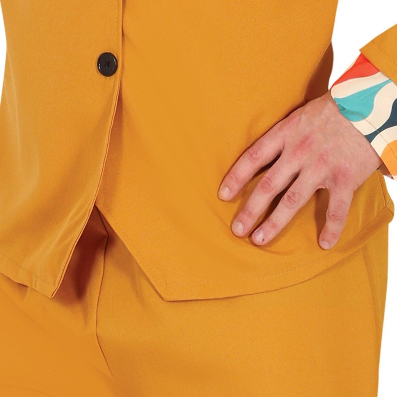 Disfraz de Años 70 Naranja para hombre