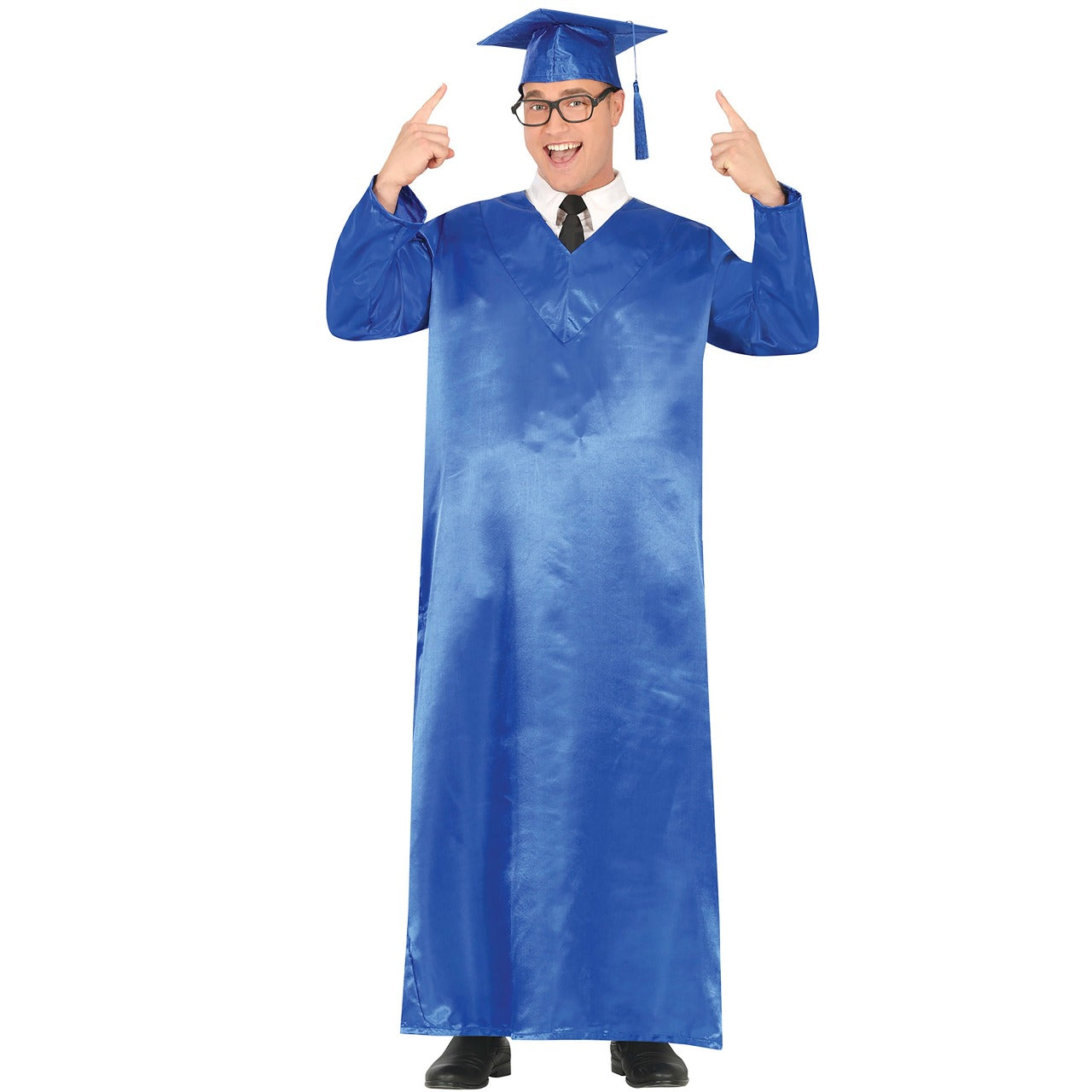 Disfraz de Graduado Azul para adulto