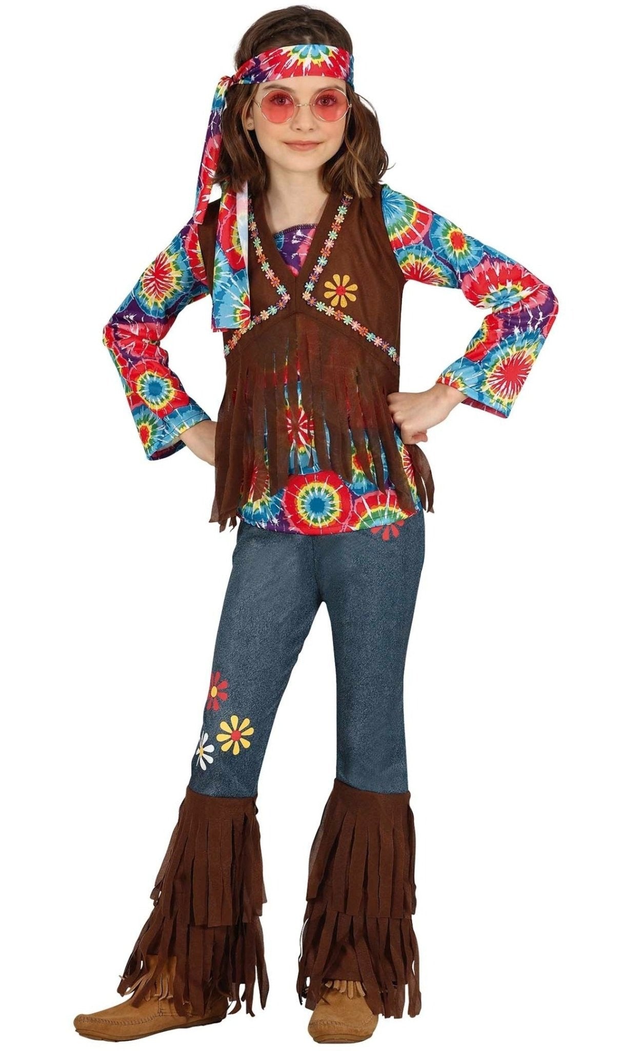 Disfraces en grupo de Hippies Happy