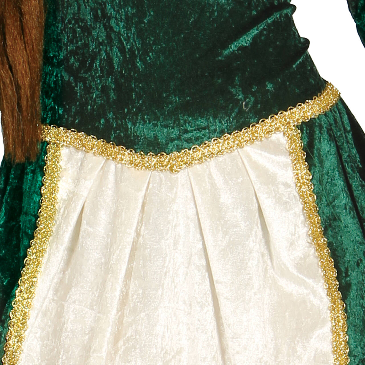 Disfraz Dama medieval verde mujer