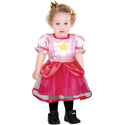 Disfraz de Princesa Peach para bebé