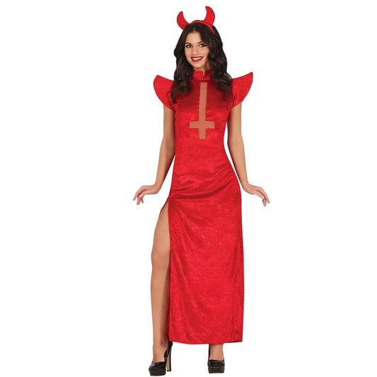 Disfraz de Diablesa Cruz para mujer