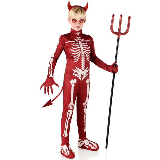 Disfraz de Diablo Esqueleto infantil