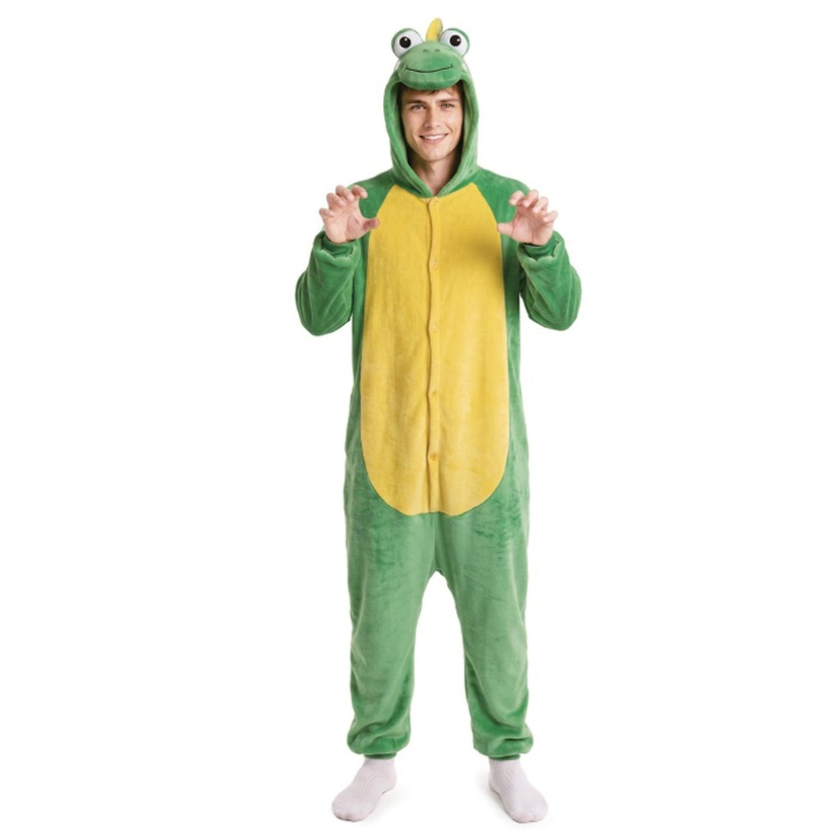 Disfraz de Dinosaurio Yoshi adulto