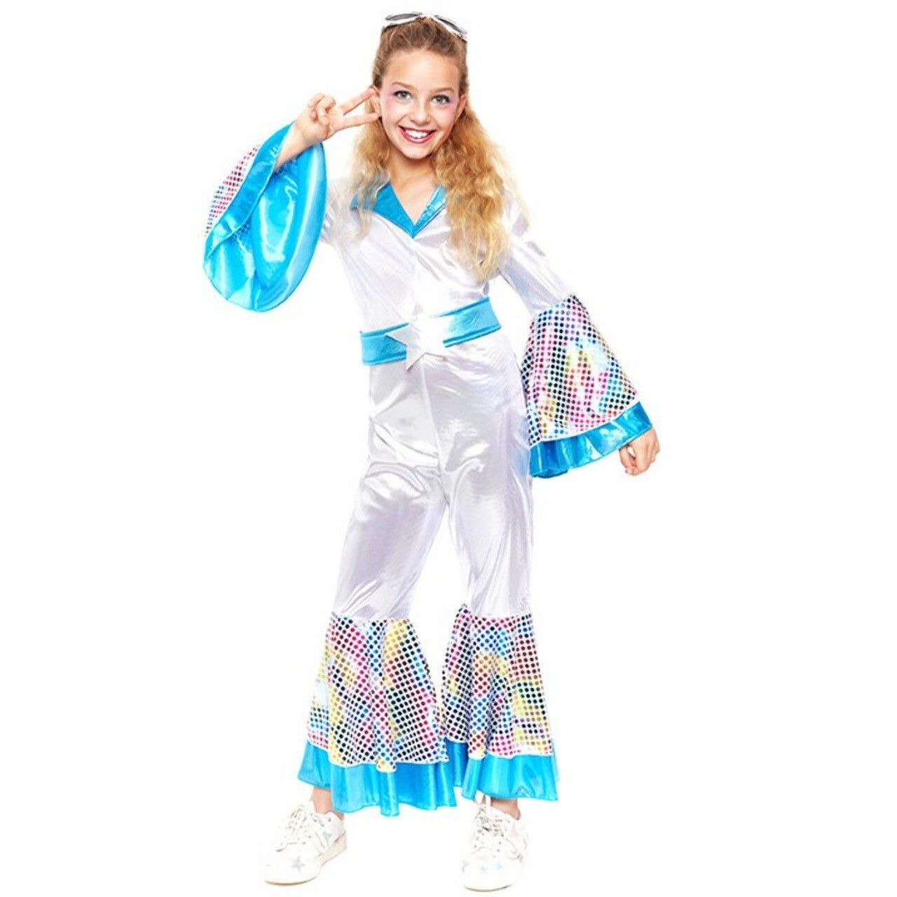Disfraz de Disco Abba Deluxe para niña