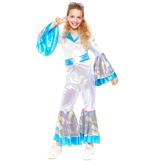 Disfraz de Disco Abba Deluxe para niña