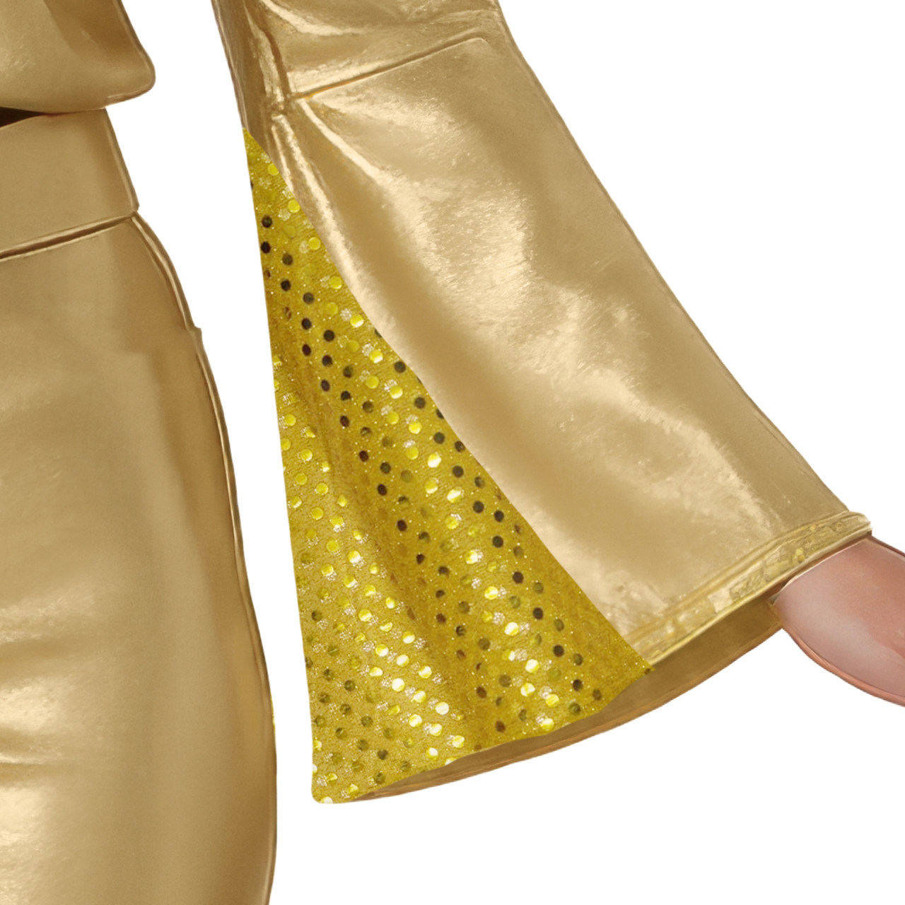 Disfraz de Disco Gold para mujer