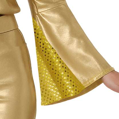 Disfraz de Disco Gold para mujer