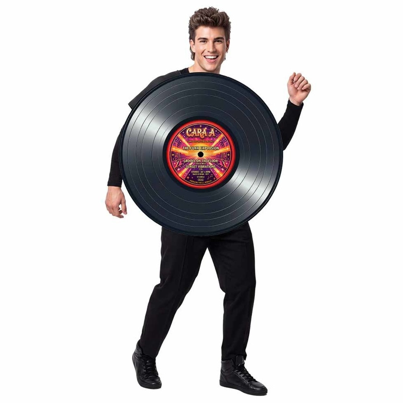 Disfraz de Disco de Vinilo para adulto