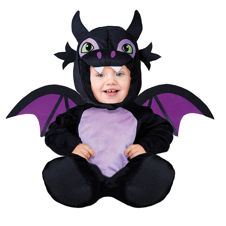 Disfraz de Dragón Negro para bebé