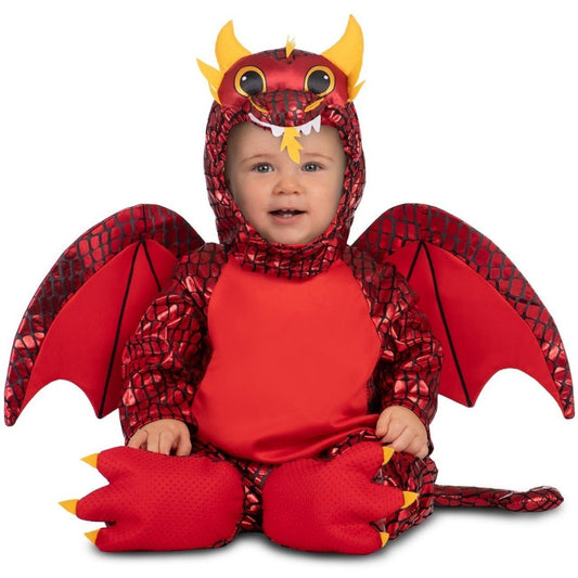 Disfraz de Dragón Rojo para bebé