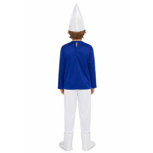Disfraz de Duende Azul Patucos infantil