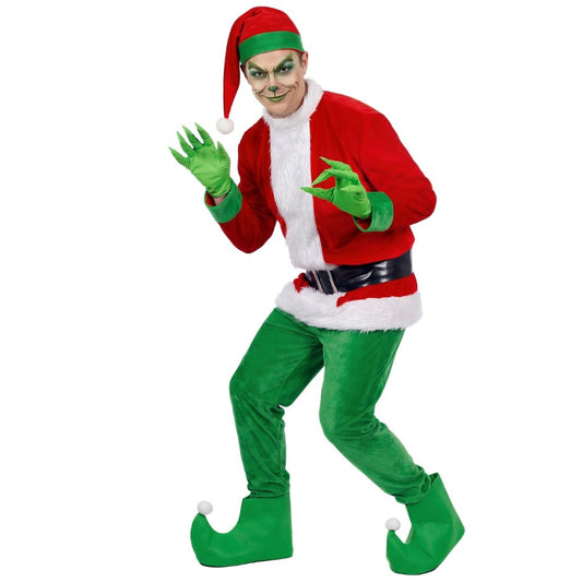 Disfraz de Duende Grinch Completo para adulto