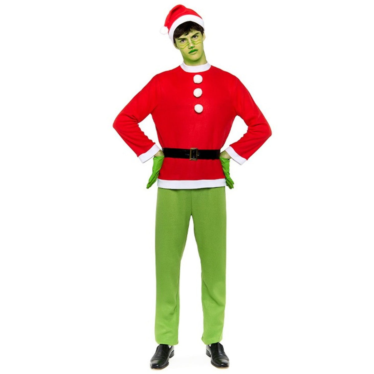 Disfraz de Duende Grinch Eco para hombre
