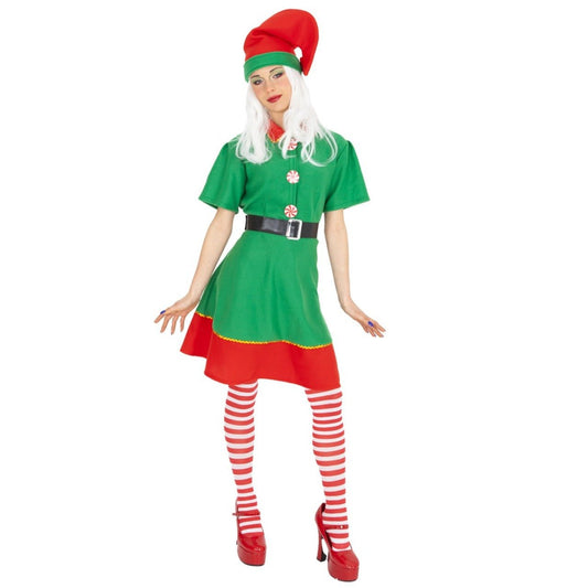 Disfraz de Elfa Navidad para mujer