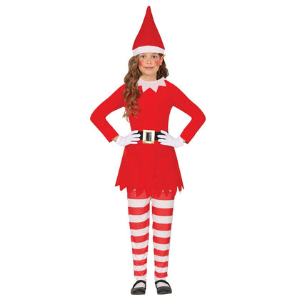 Disfraz de Elfa Traviesa de la Navidad para niña