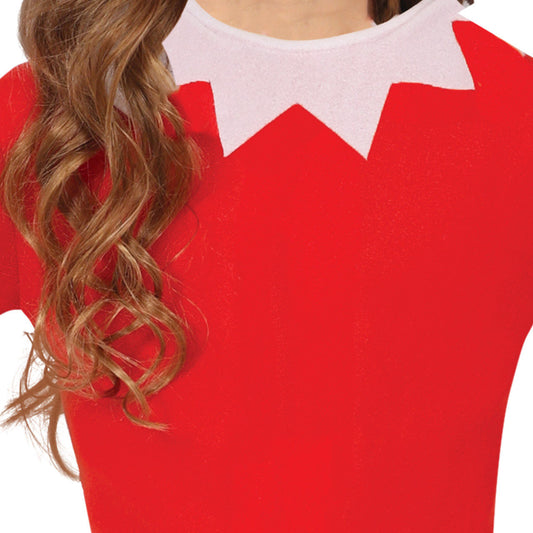 Disfraz de Elfa Traviesa de la Navidad para niña