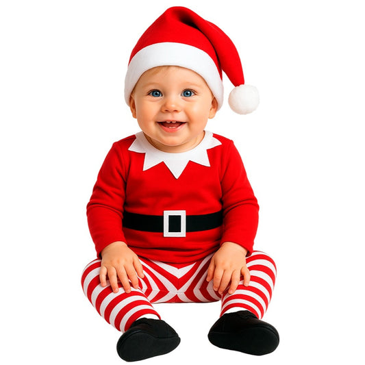 Disfraz de Elfo Divertido de Navidad para bebé