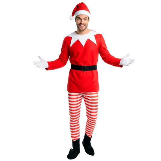 Disfraz de Elfo Divertido de Navidad para hombre