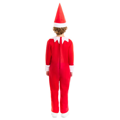 Disfraz de Elfo de la Navidad Rojo infantil