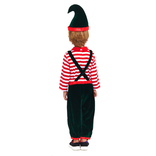 Disfraz de Elfo Rayas para niño