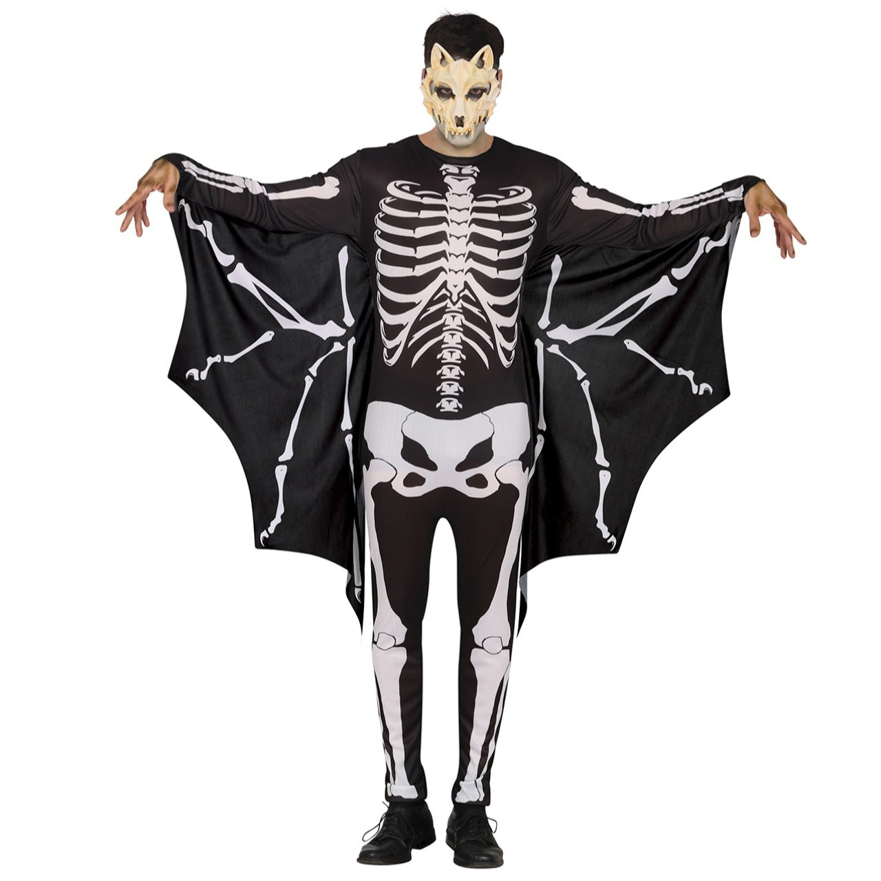 Disfraz de Esqueleto Murciélago Eco para hombre