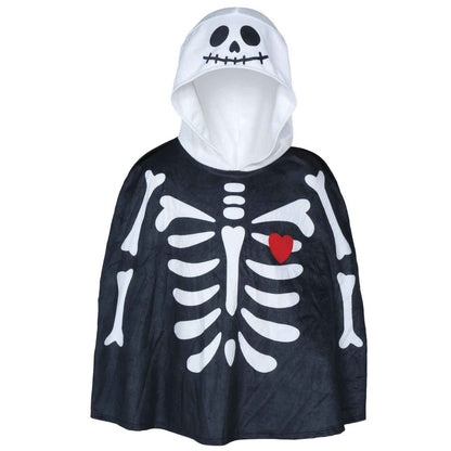 Disfraz de Esqueleto Poncho para bebé
