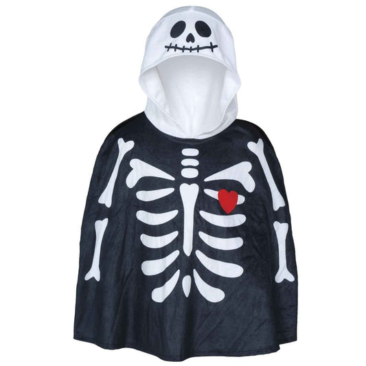 Disfraz de Esqueleto Poncho para bebé