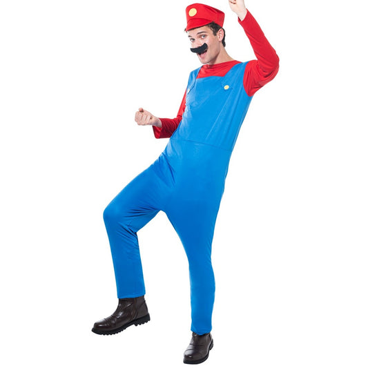 Disfraz de Fontanero Mario Eco para hombre