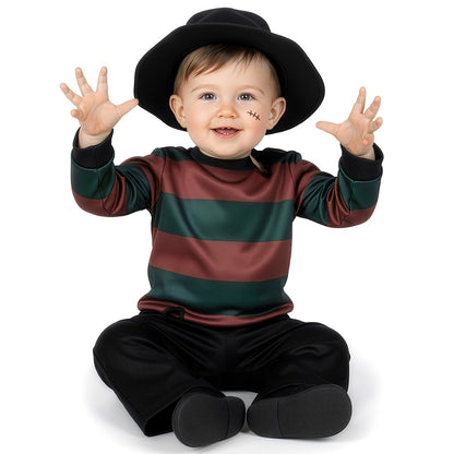 Disfraz de Freddy Krueger para bebé