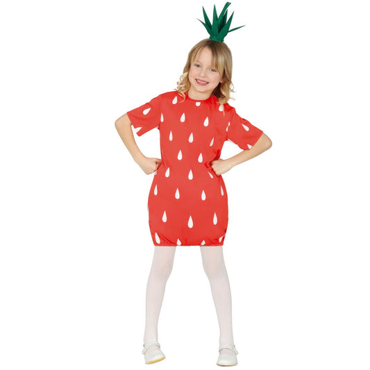Disfraz de Fresa Vestido para niña