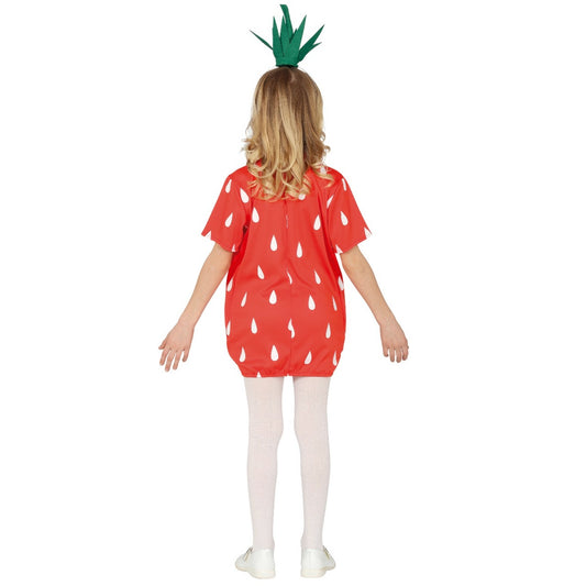 Disfraz de Fresa Vestido para niña