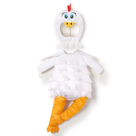 Disfraz de Gallina Blanca para bebé