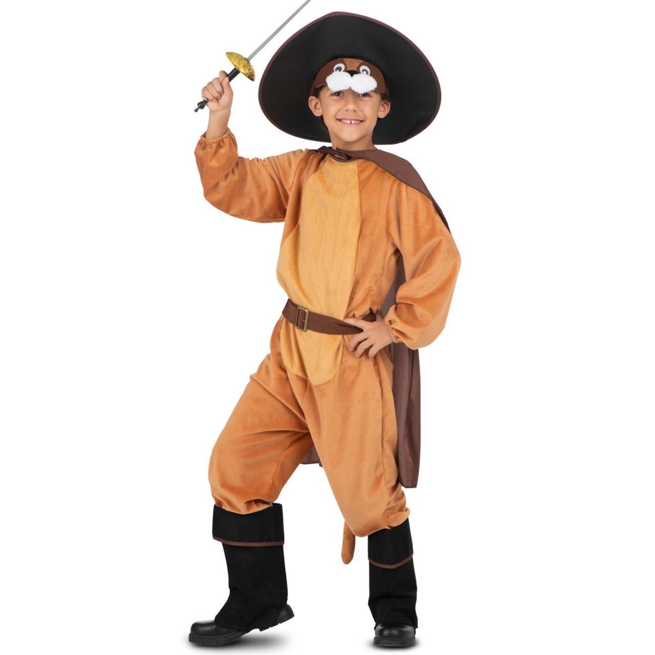 Disfraz de Gato con Botas Deluxe infantil