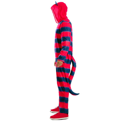 Disfraz de Gato Cheshire Rayas para adulto